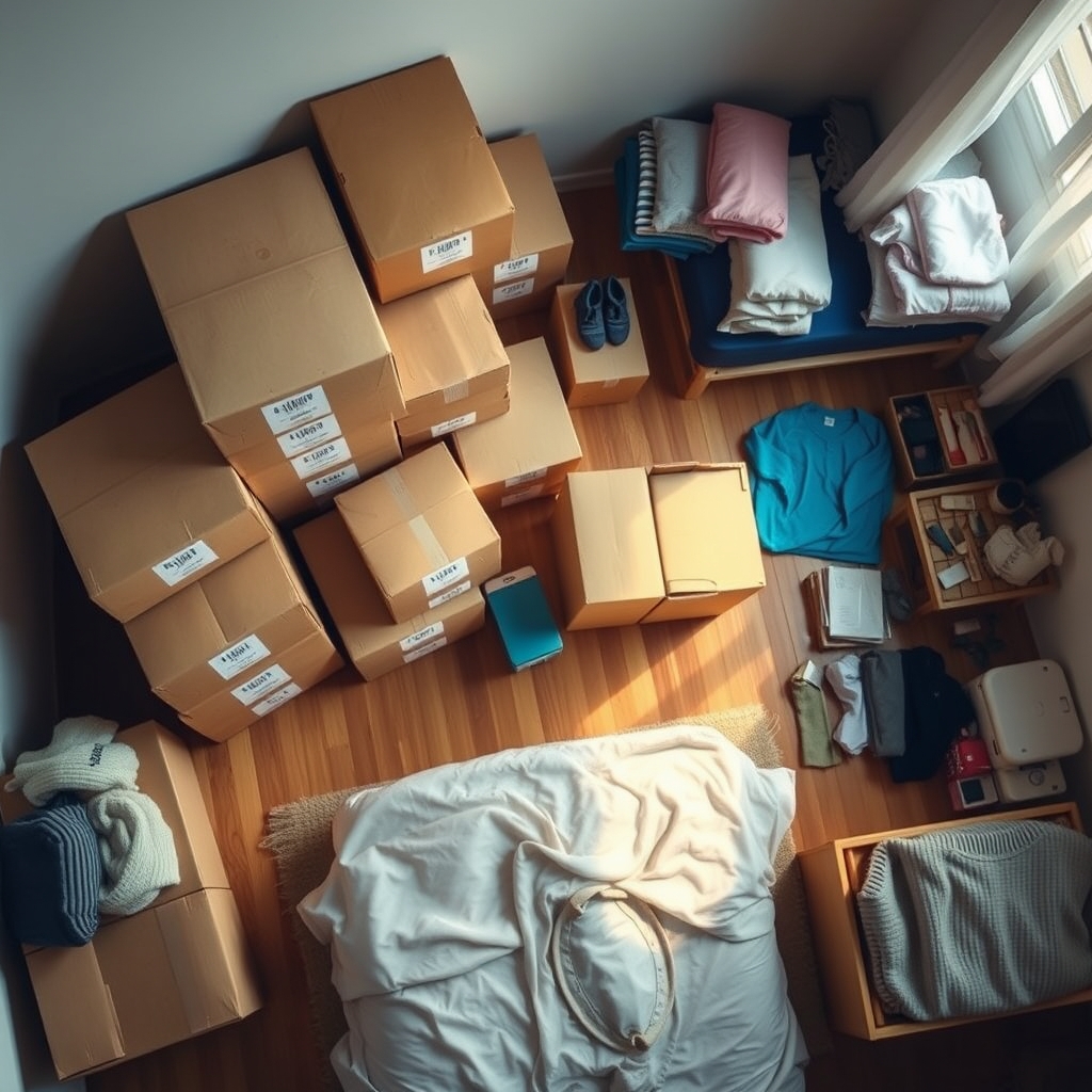 How to Pack Efficiently When Moving Into a Shared Flat