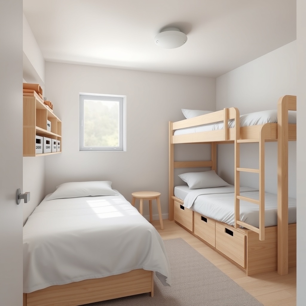 The Best Storage Solutions for Small Shared Bedrooms