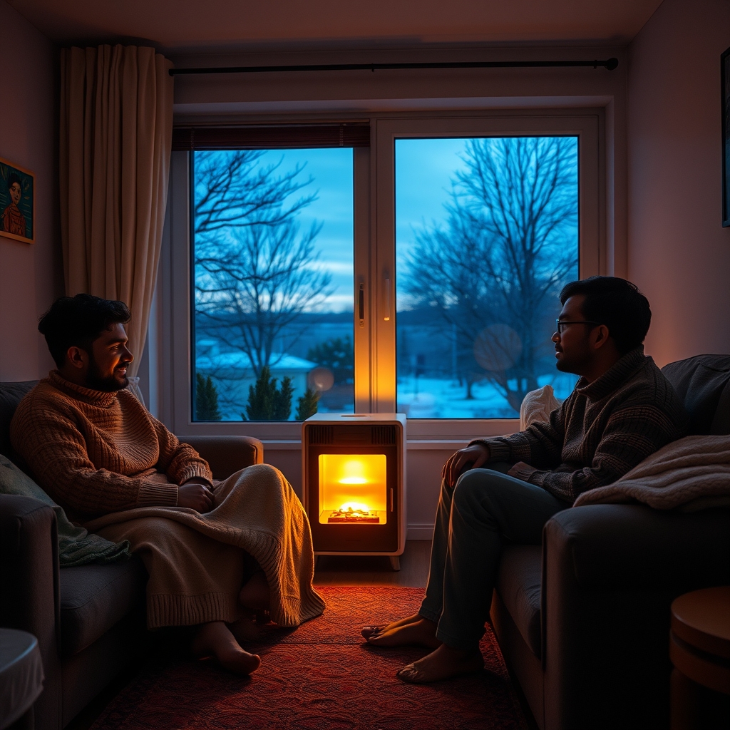 Winter Heating Arrangements for Shared Homes in North India